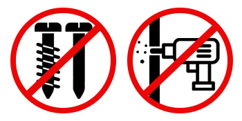 chiodi per quadri muro