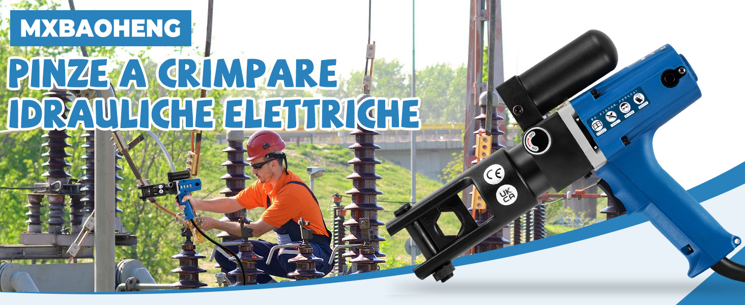 Pinze idrauliche a terminale elettrico