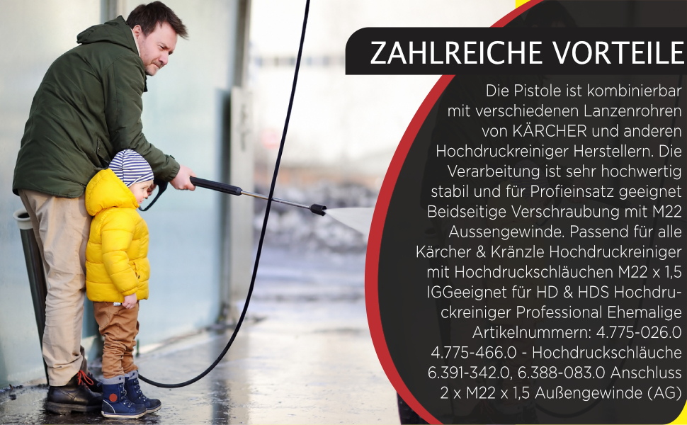 pistola ad alta pressione