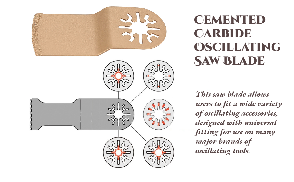utensili oscillanti lama diamantata macchina vibrante piastrella lama oscillante