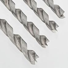 ENT 09225 - Set punte per legno, punte elicoidale rettificate HSS punte di centraggio prefresa