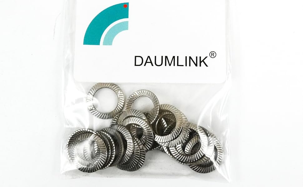 Rondella elastica DAUMLINK forma S DIN 9250 materiale acciaio inox V2A (25 pezzi)