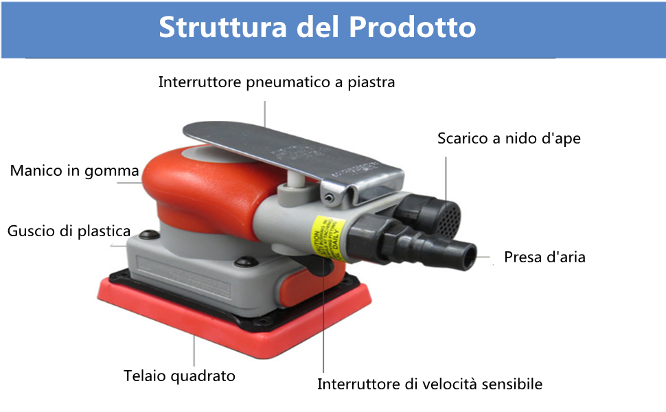 Levigatrice pneumatica