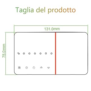 BecaSmart serie 005 Termostato Wi-Fi intelligente