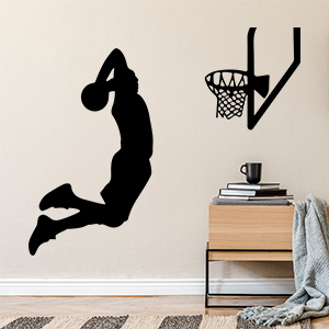 Adesivo da parete, motivo: basket room boy