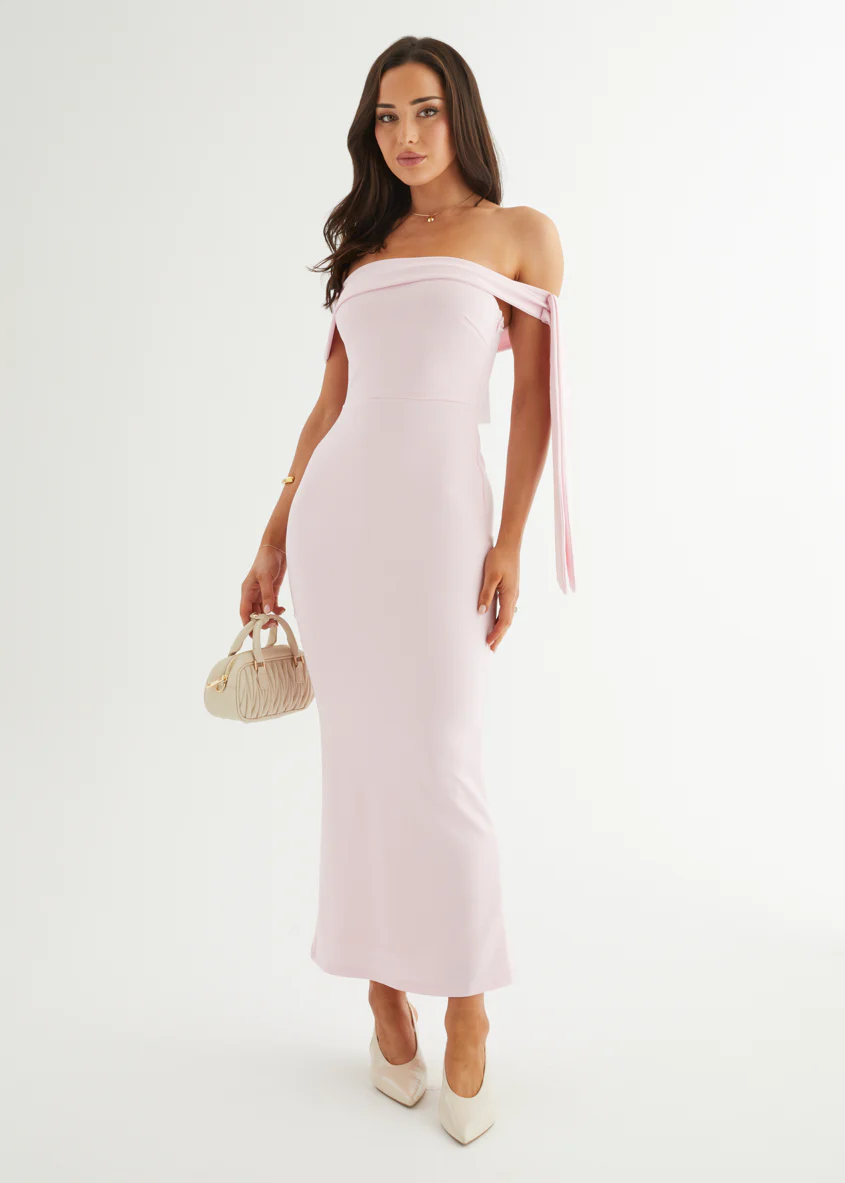 Maleka Maxi Dress - Blush - Honorern