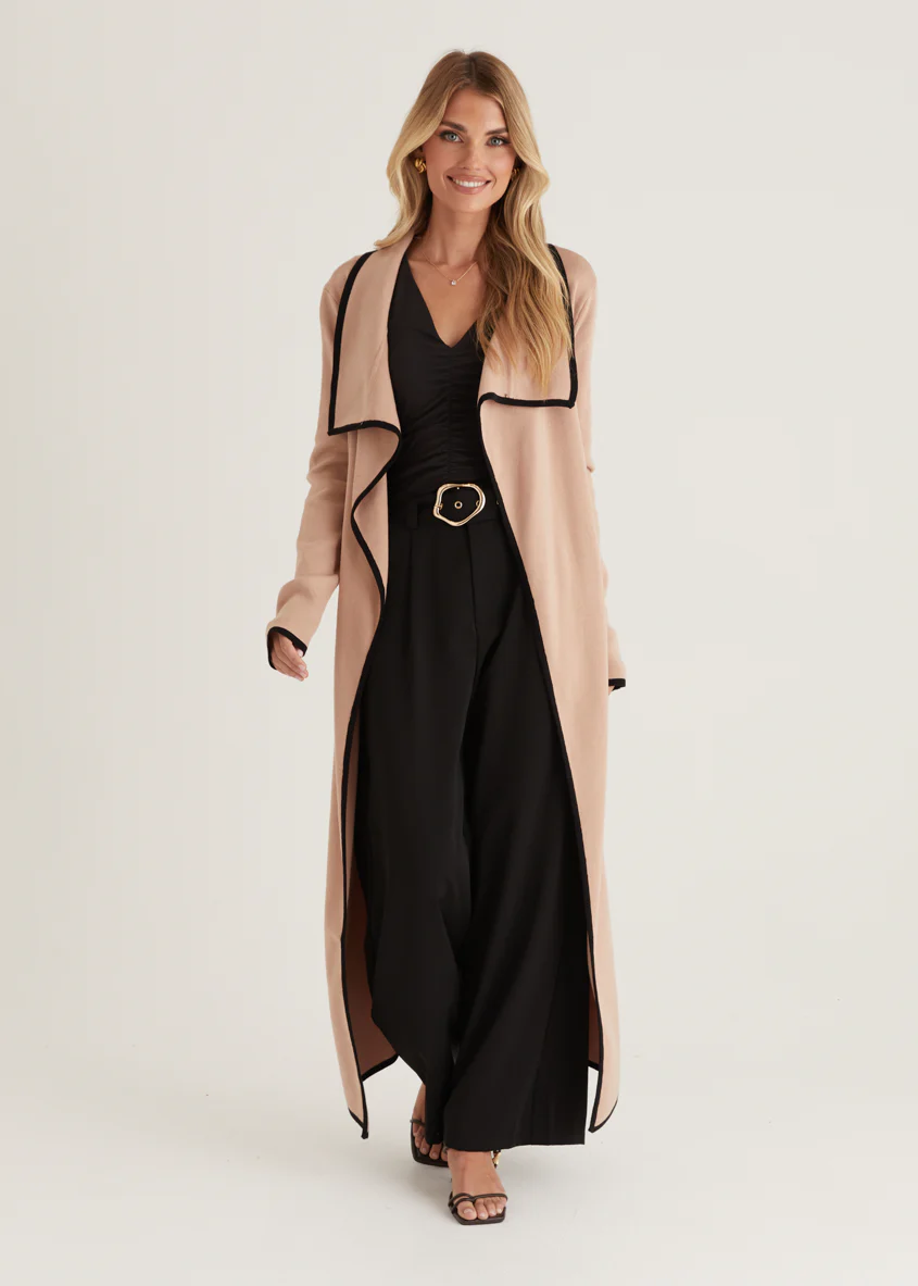 Portland Knit Coat - Camel - Honorern