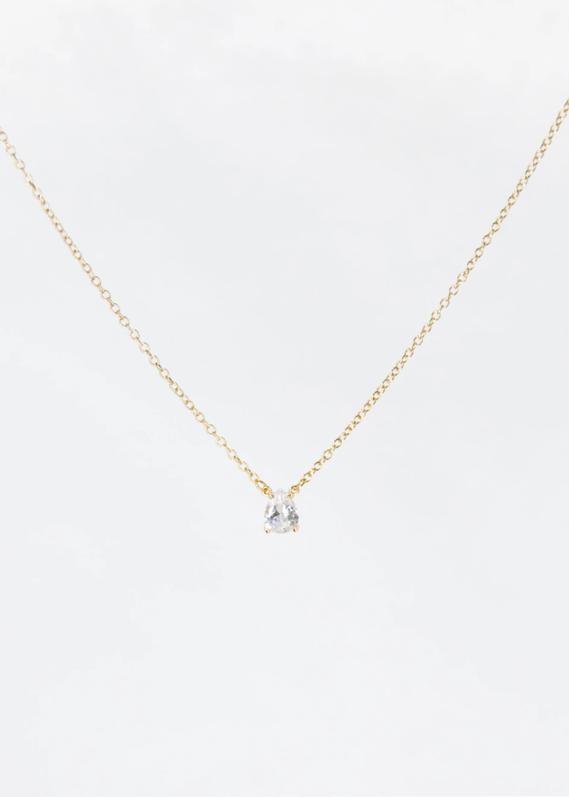 Krystal Necklace - Gold - Honorern