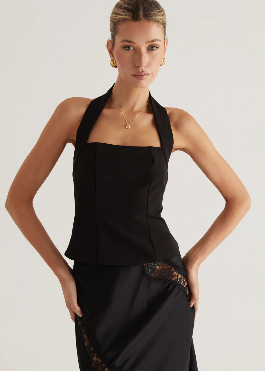 Nitro Halter Top - Black - Honorern