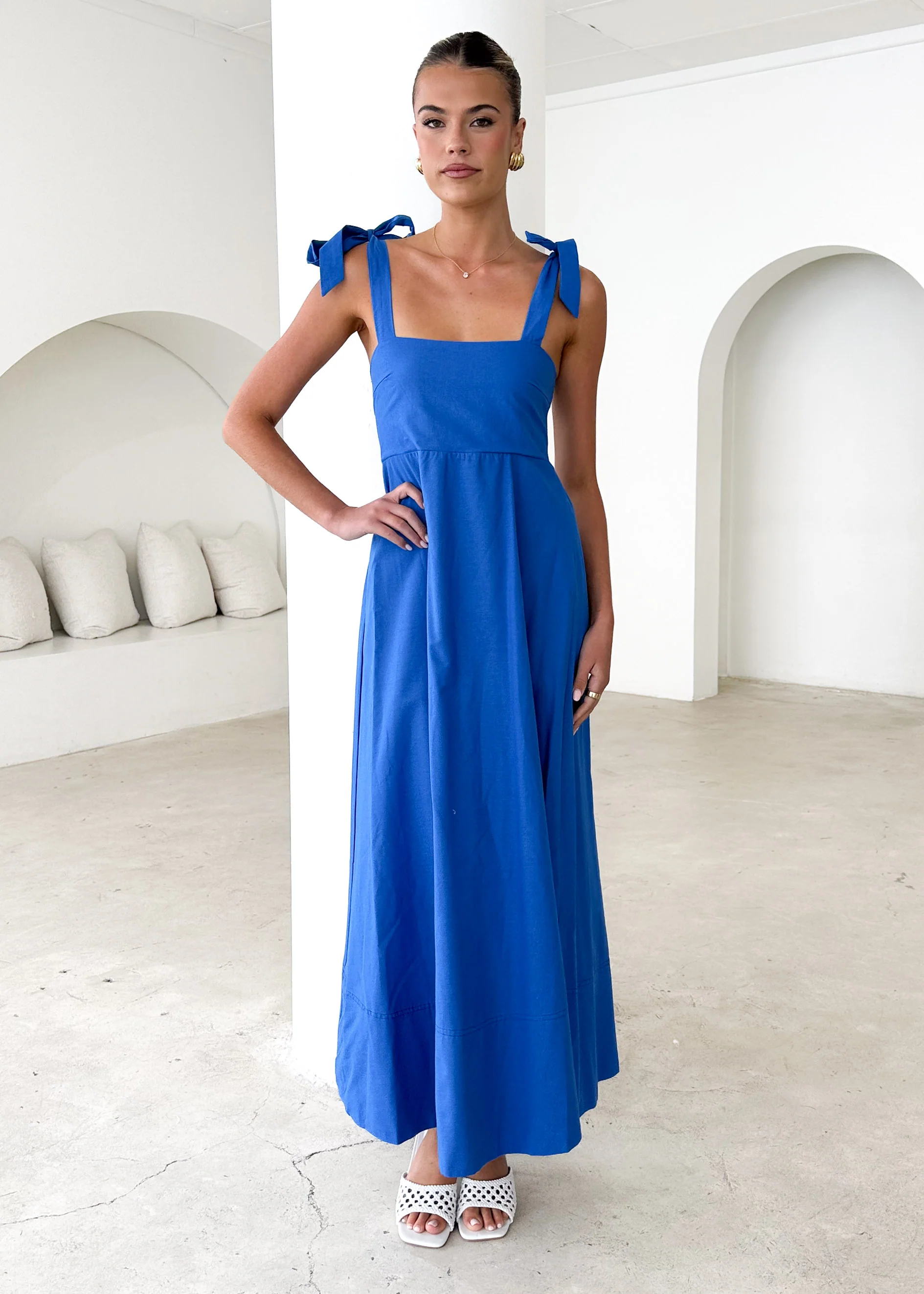 Aruba Maxi Dress - Blue - Honorern