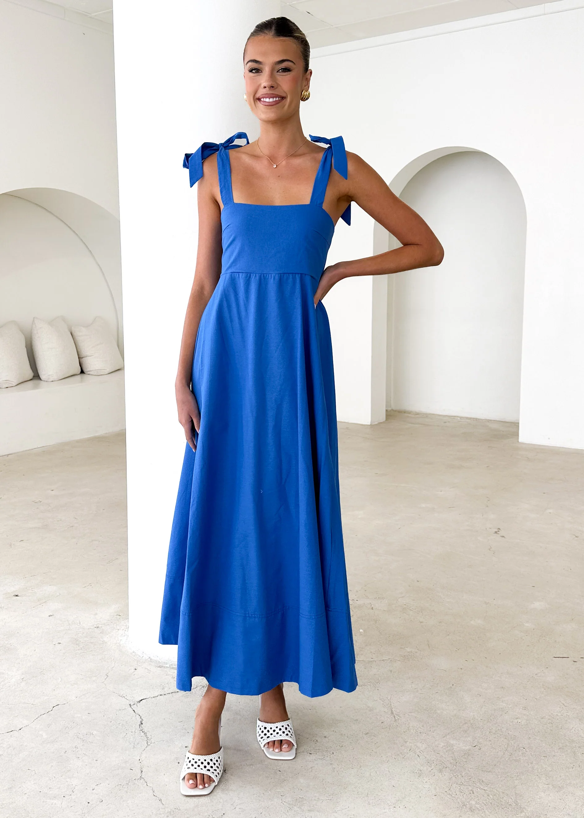 Aruba Maxi Dress - Blue - Honorern