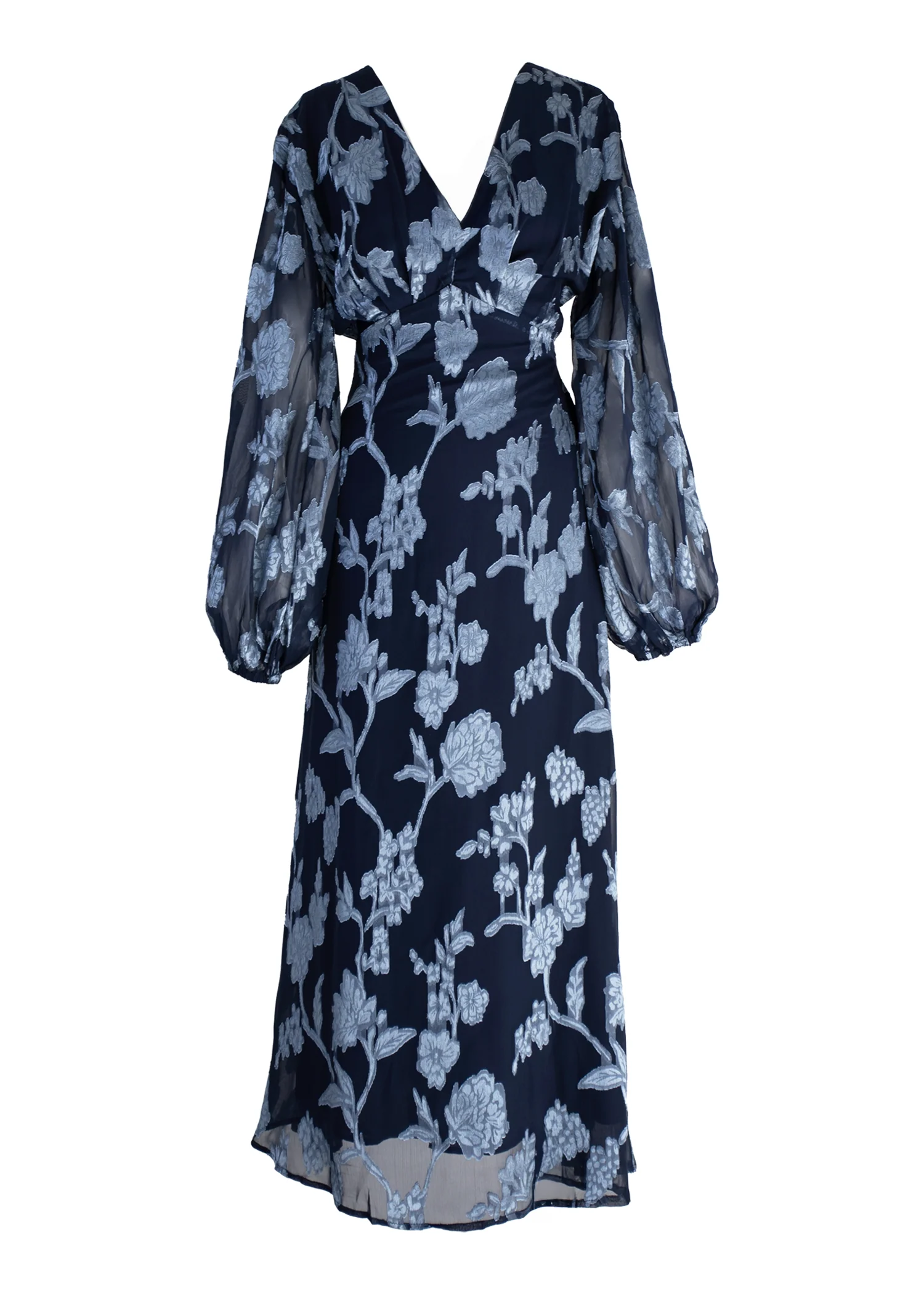 Primavera Maxi Dress - Blue Floral - Honorern