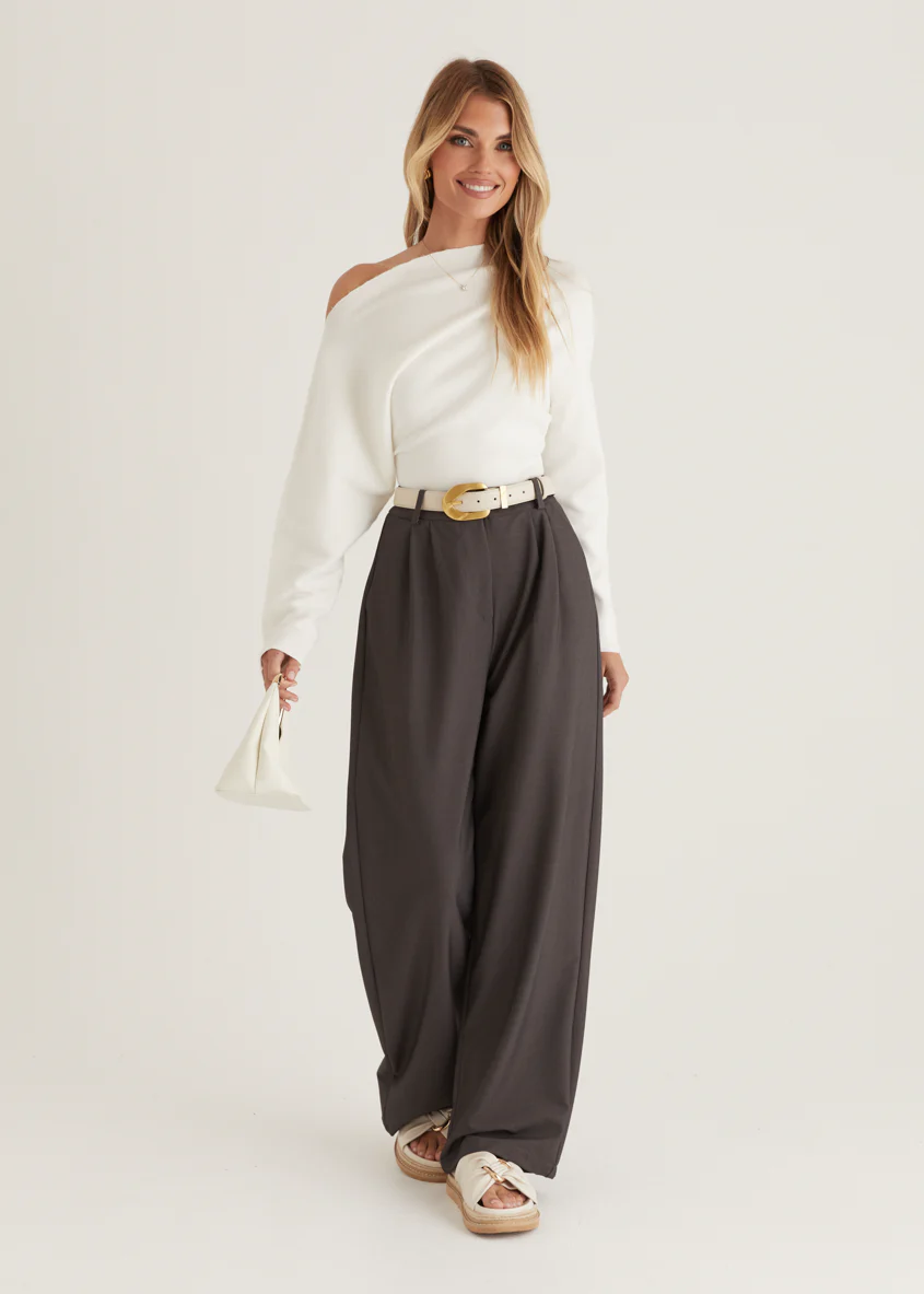 Marbella Pants - Charcoal - Honorern