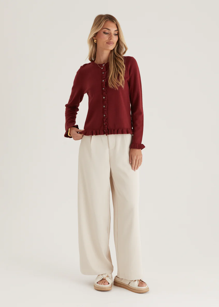 Centennial Sweater - Wine - Honorern