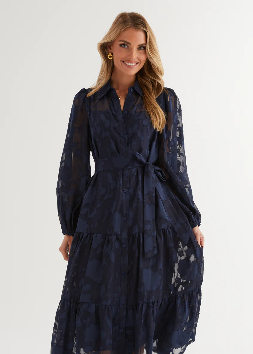 Lucinda Maxi Dress - Navy - Honorern
