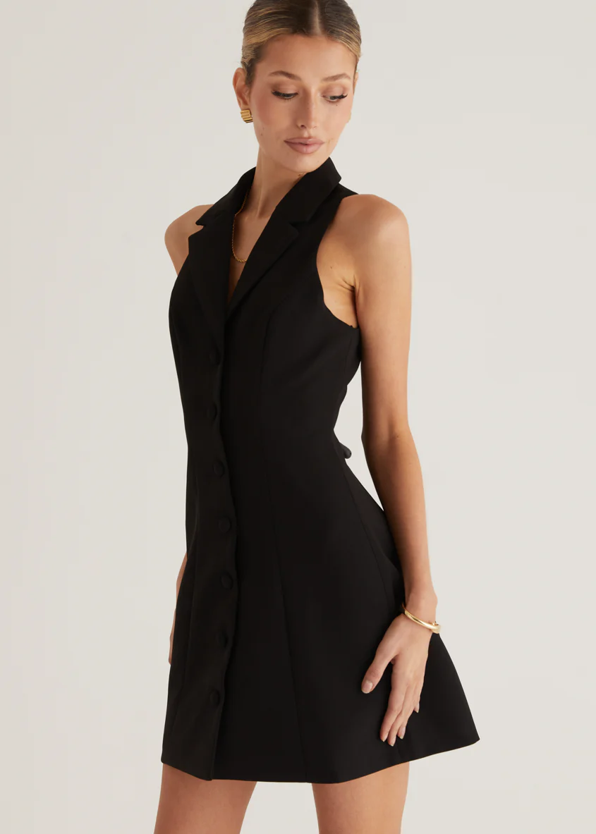 Nyssa Dress - Black - Honorern