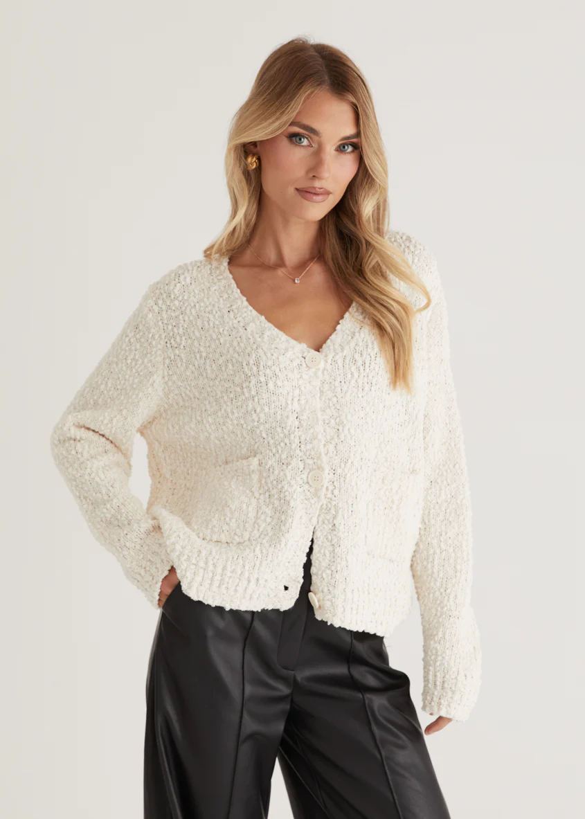 Skyfall Cardigan - Oat - Honorern