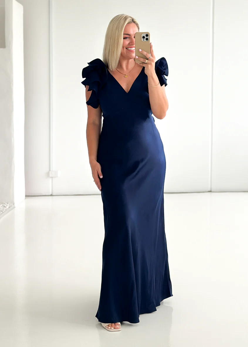 Dali Maxi Dress - Navy - Honorern