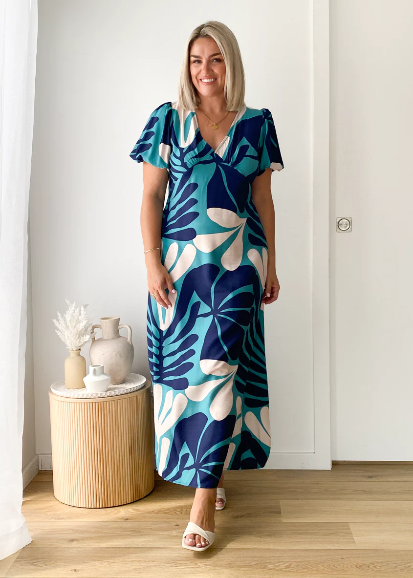Tropez Maxi Dress - Mystic - Honorern