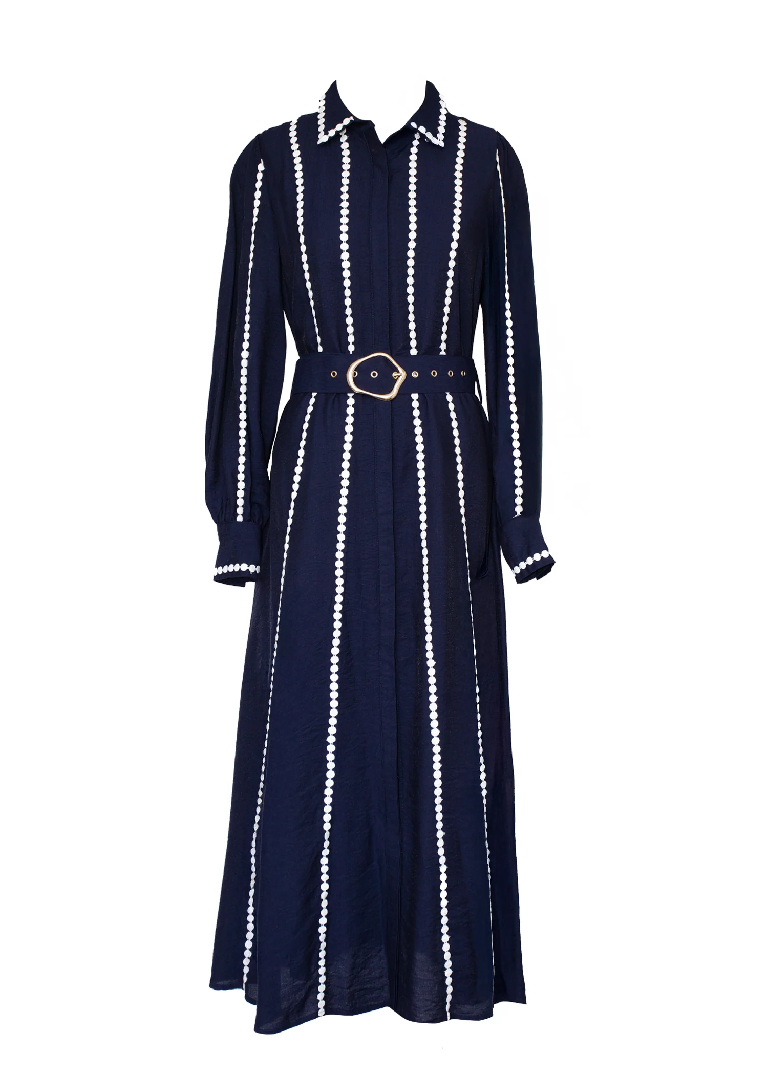 Nevaeh Maxi Dress - Navy - Honorern