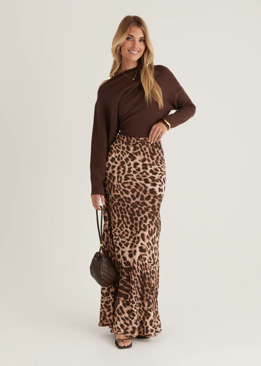 Savanna Maxi Skirt - Leopard - Honorern