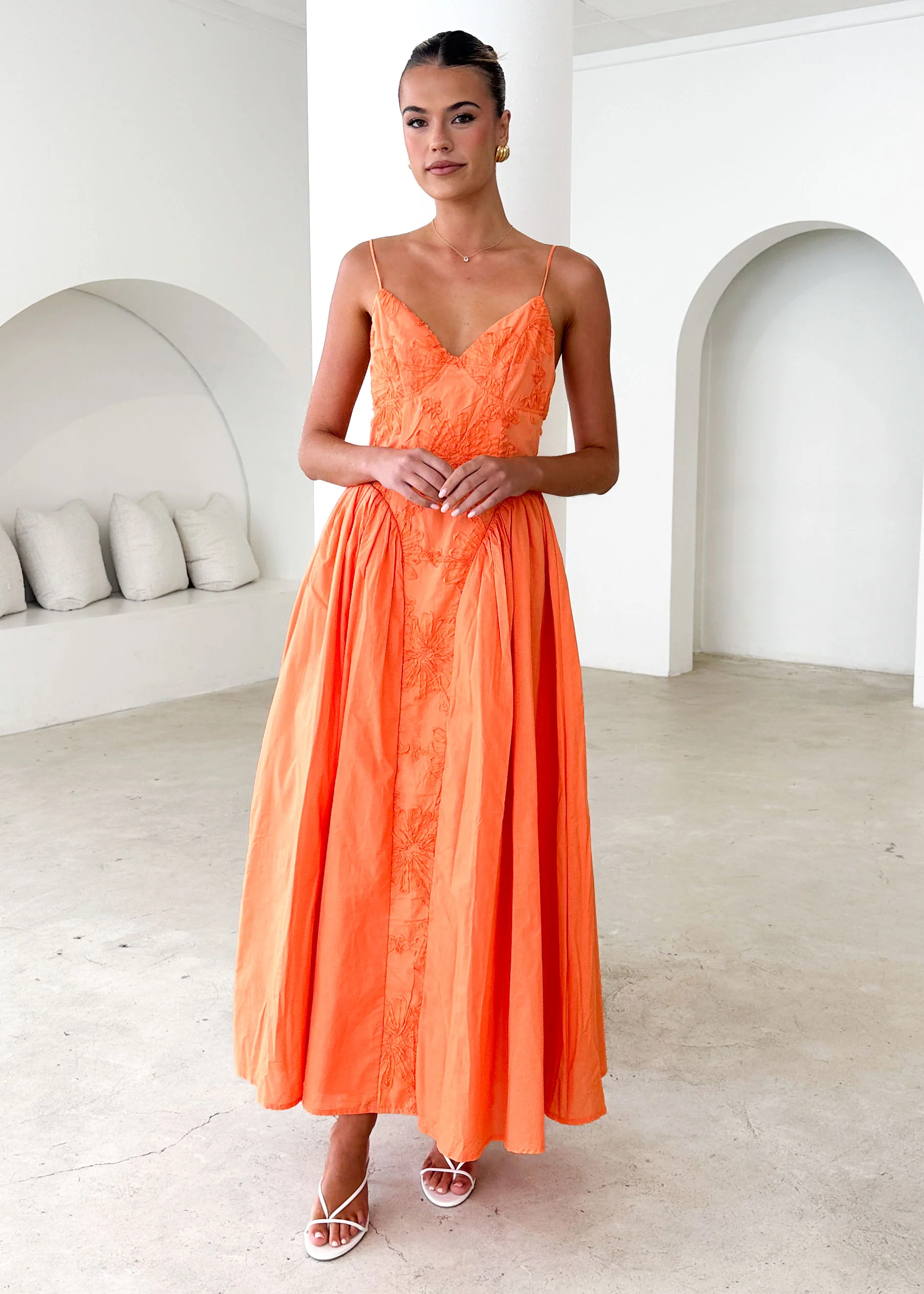 Kassi Maxi Dress - Orange - Honorern