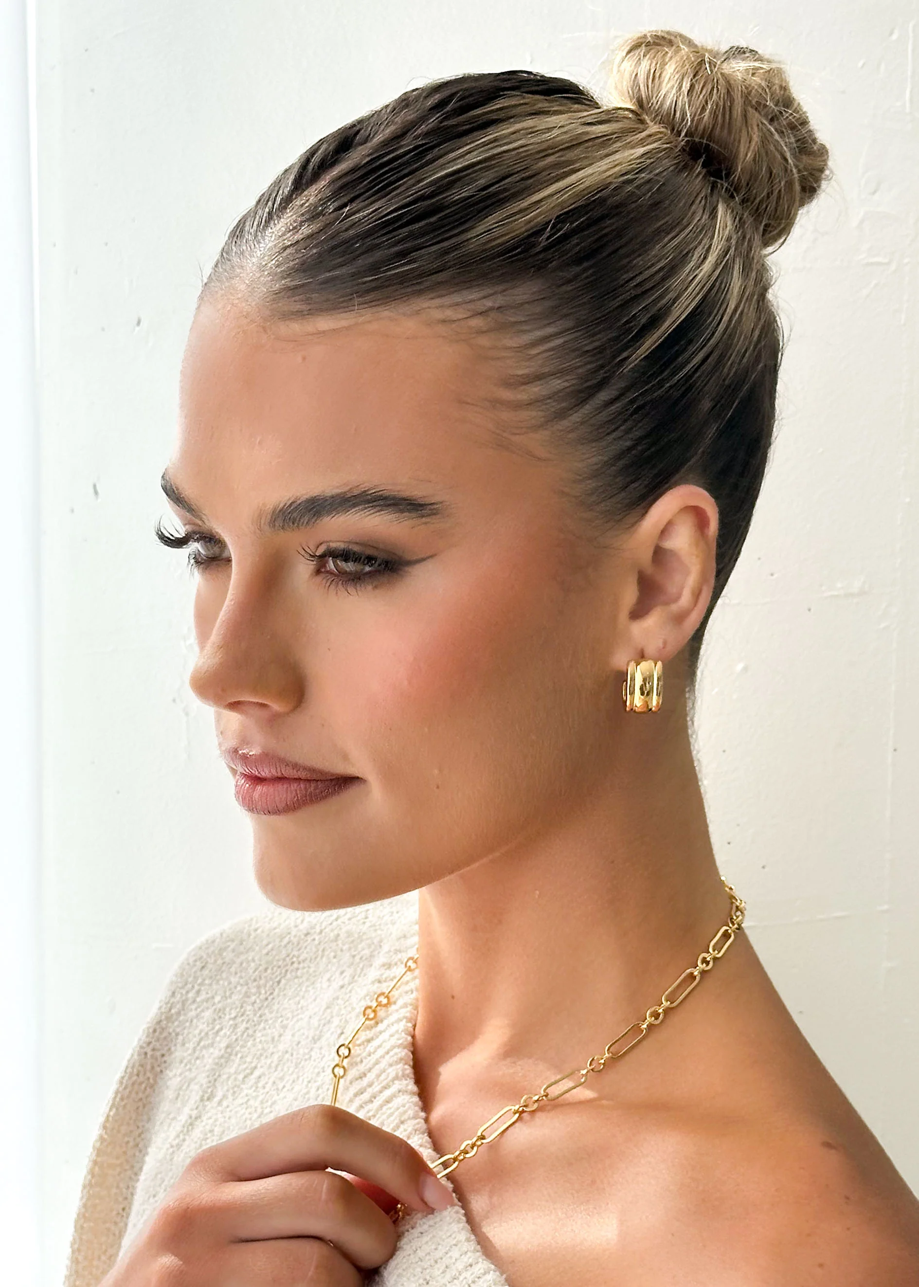 Helaini Earrings - Gold - Honorern