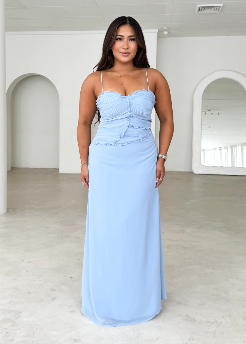 Kimmy Maxi Dress - Blue - Honorern