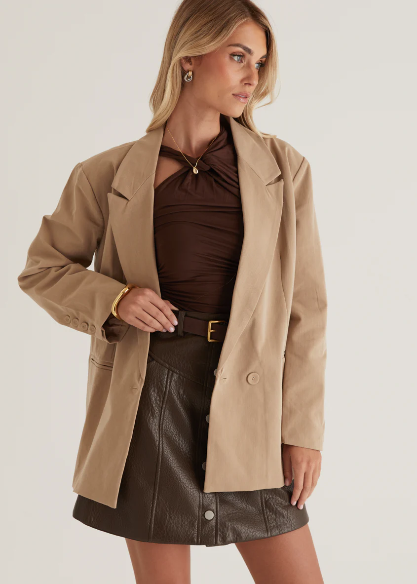 Elara Blazer - Camel - Honorern
