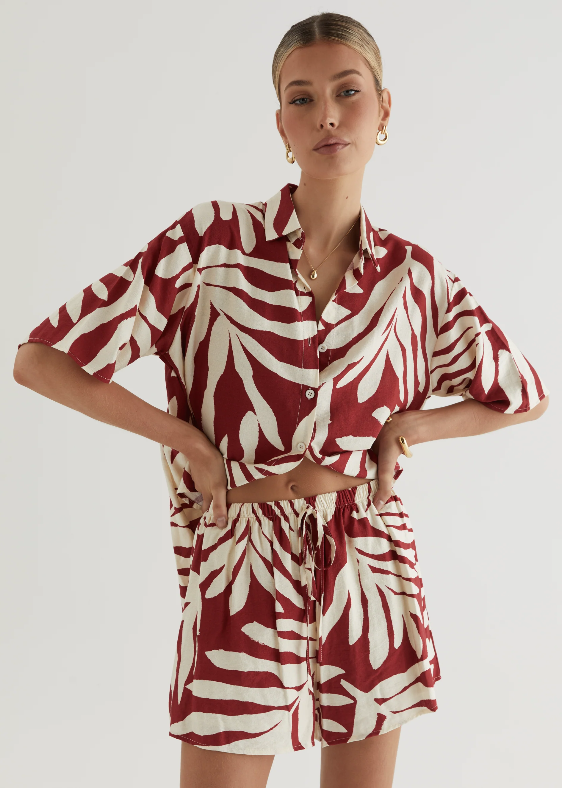 Tarshah Set - Ruby Leaf - Honorern