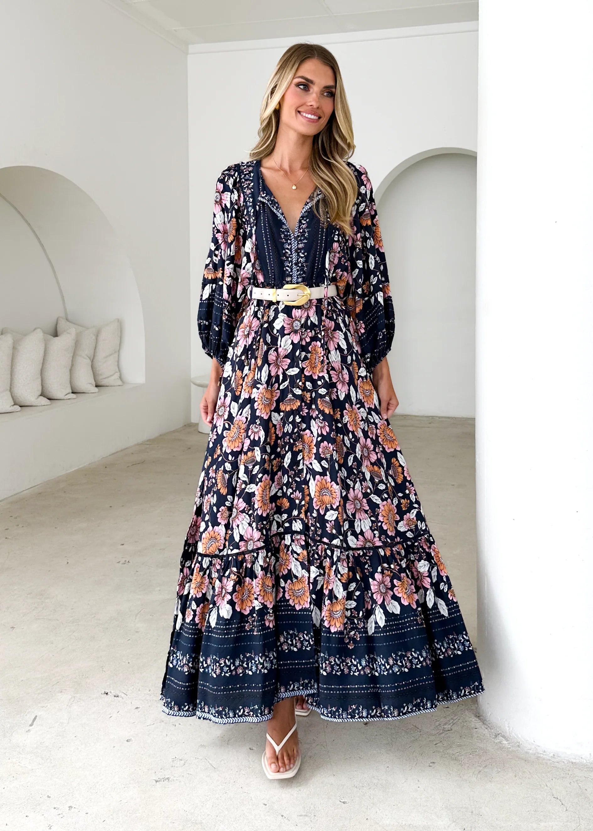 Catalonia Maxi Dress - Shania - Honorern
