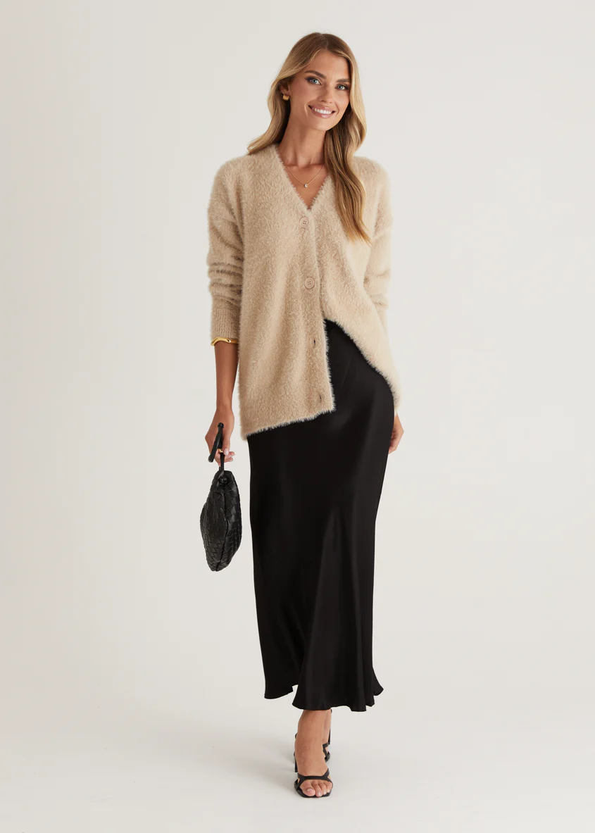 Bryony Cardigan - Beige - Honorern