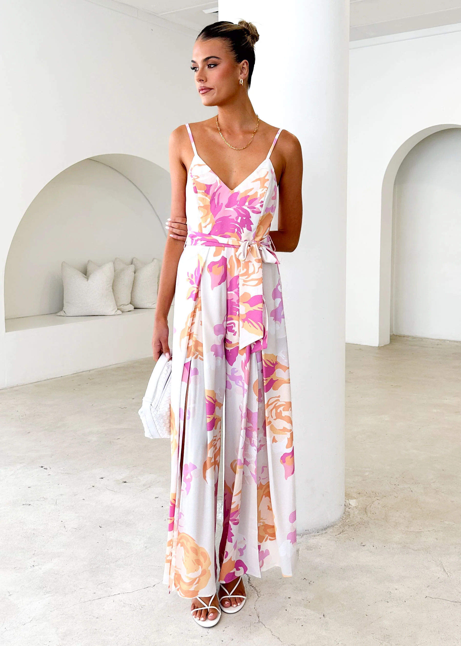 Jelena Pantsuit - Blush Floral - Honorern