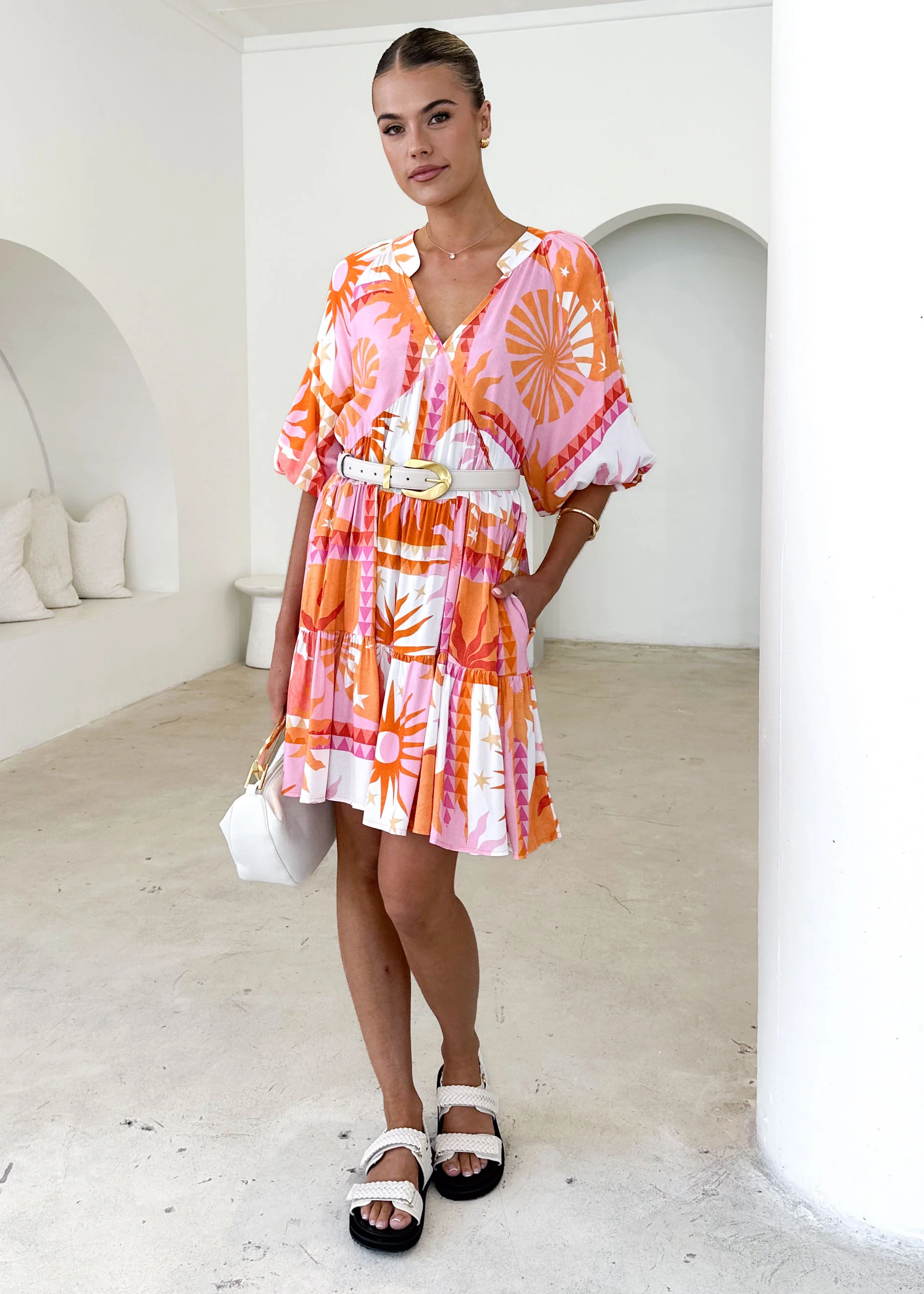 Maraja Dress - Orange Eliana - Honorern