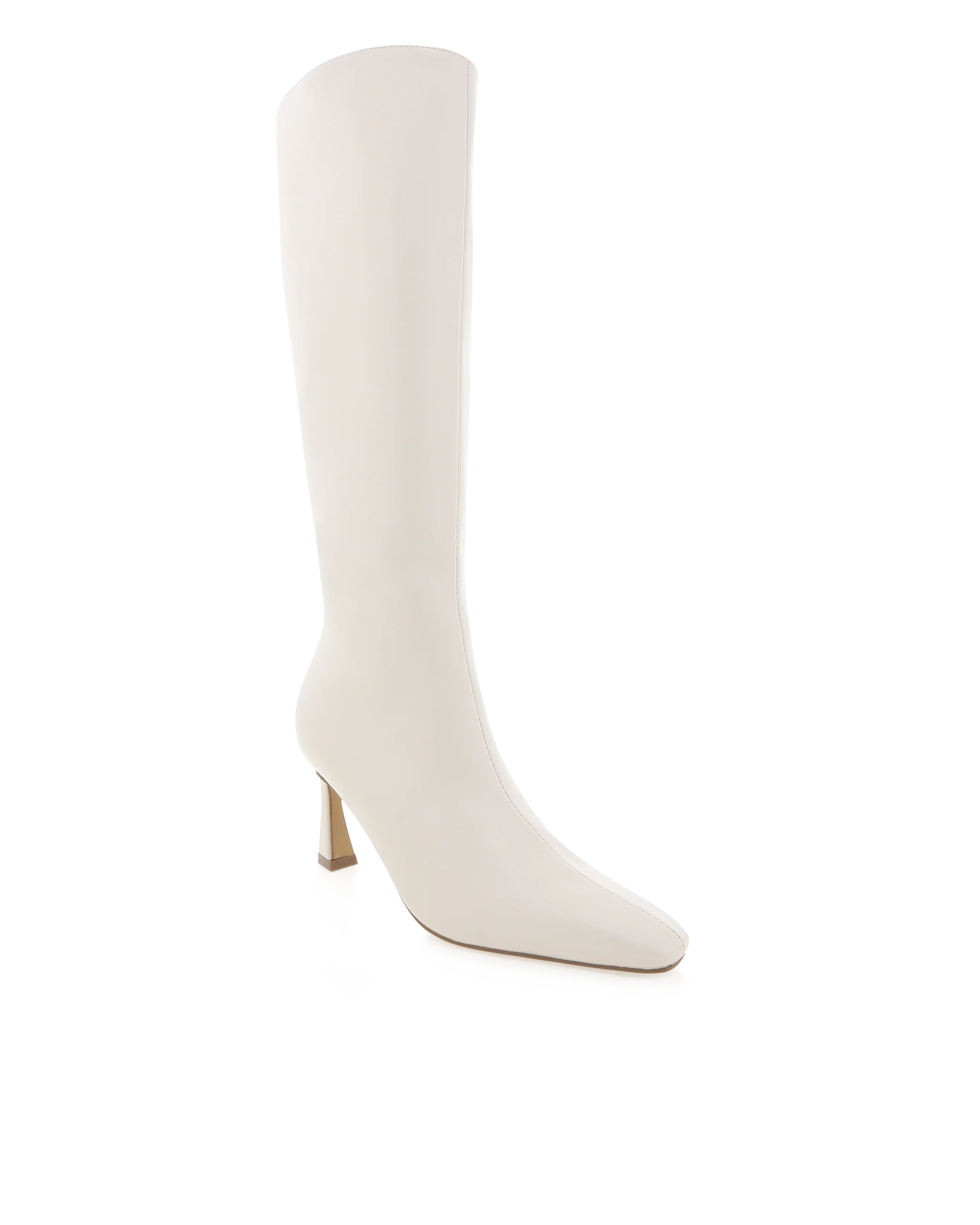 Shyla Knee High Boots - Ivory - Honorern