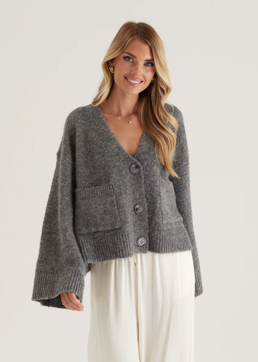 Reyna Sweater - Charcoal - Honorern