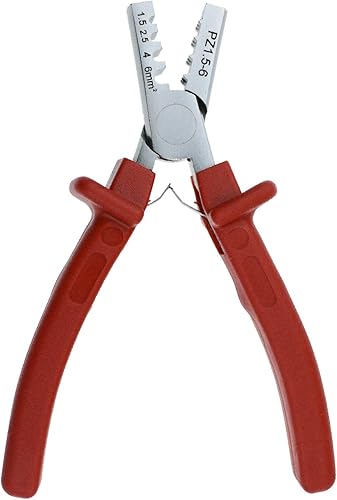 Pinza crimpatrice per manicotti terminali da 1,5 a 6 mm², pinza a crimpatura, pinza a crimpatura, pinza crimping pliers, crimping tool - Honorern