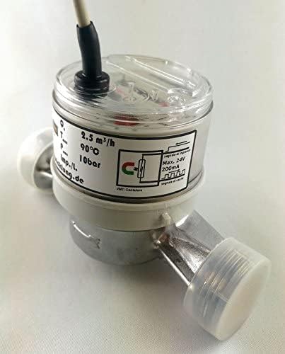 MISURATORE DI FLUSSO (CONTATORE ACQUA) CON USCITA AD IMPULSI - WATER FLOW METER 1 Imp./L Qn 2,5m³/h - Honorern