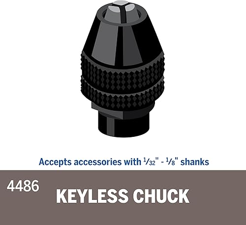 Dremel 4486 mandrino Mandrino autoserrante 1/32'-1/8 - Honorern