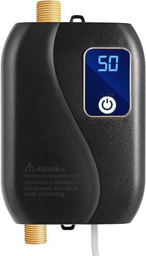 Scaldabagno Elettrico ad Accumulo Sotto Lavello Per Cucina, Compatto, Facile da usare, Per Cucina, Garage,Riscaldamento Rapido, Leggero E Moderno Design 220V 3800W - Honorern