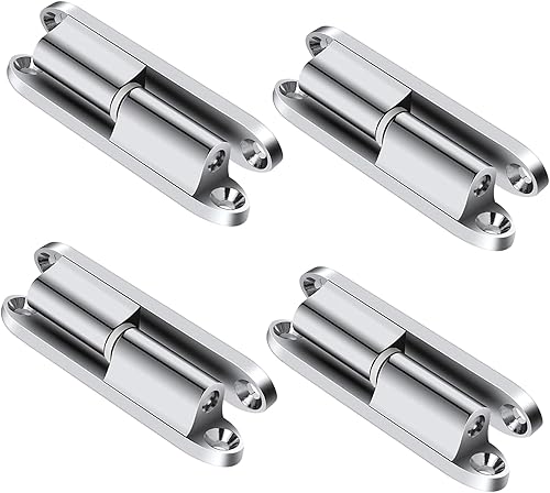 4 cerniere per porta, armadio, pieghevole, automatico, antiruggine, chiusura per porta, armadio, cerniere idrauliche per porte e armadi, hardware (6 cm) - Honorern