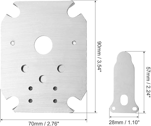 Kit Piastra Valvola Compressore d'Aria, Accessorio di Ricambio per Compressore d'Aria in Metallo - Honorern