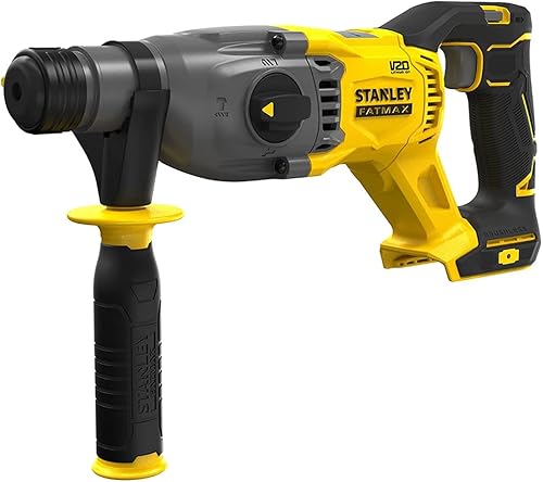 STANLEY FatMax Kit SVK301 (Tassellatore SFMCH900 + Smerigliatrice SFMCG400 + Trapano a Percussione SFMCD711 + 2 Batterie 4,0 Ah + Caricabatteria + 2 x TSTAK II) - Honorern