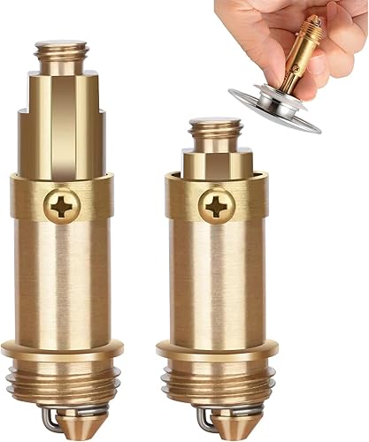Bullone Universale Valvole Pop-Up,Ricambio per Scarico Pop Up,Bullone Tappo Scarico Lavabo,Vite di Ricambio per Tappo Pop Up,Adatto per la maggior parte dei tappi di scarico lavabo e lavabo,2 pcs - Honorern