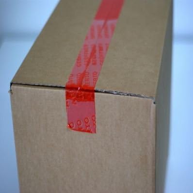 Nastro Adesivo Anti manomissione Colore Rosso 50mm x 50 MT antimanomissione - Honorern