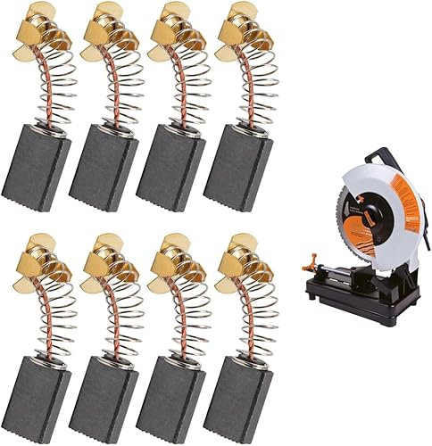 8PCS 153# 6.5x13.5x18mm Spazzole di Carbone per Utensili elettrici,spazzole di Carbonio di Ricambio per Motore Elettrico,spazzole Motore Carbonio,Spazzola di Carbone Motore per Sega troncatrice - Honorern