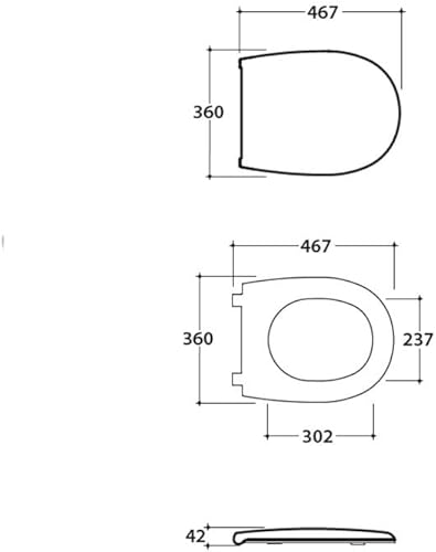 Globo Coprivaso wc serie Grace in duroplast rimovibile bianco-GR021BI - GLOGR00021 - Honorern