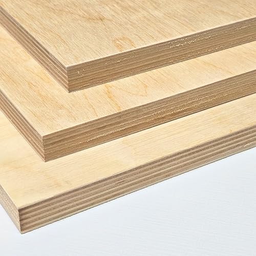 Multiplex 15 mm, compensato, pannelli multiplo, pannelli in legno, compensato di betulla, tagli a scelta: 50 x 20 cm - Honorern