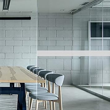 Strisce Segnaletiche Autoadesive per Vetrate, Frosty, Lunghezza 10 m, in Rotolo - Honorern