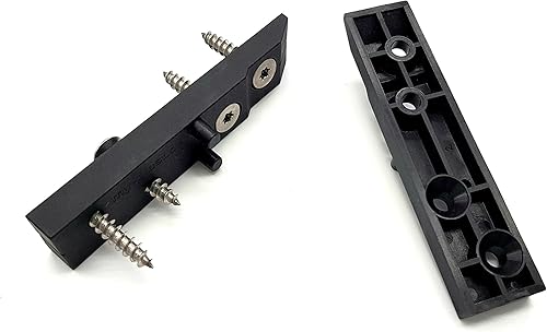 4 mm distanza titolare – Invisibile terrazzo viti fissaggio – V2 A incluso – in alluminio e legno UK – titolare Distanziatori per assi (250 titolare incluso 1000 viti legno UK) (5 Confezione) - Honorern